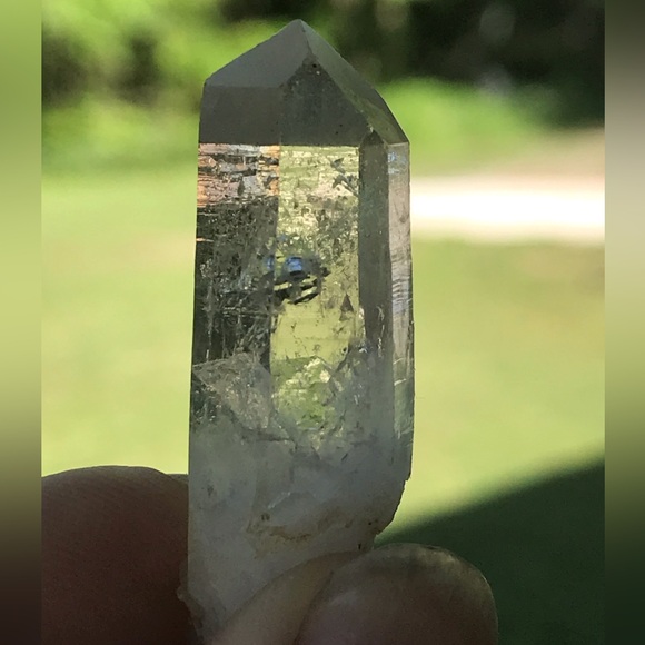 Natural Brandberg Clear Quartz on Matrix BR-032 - Picture 6 of 17